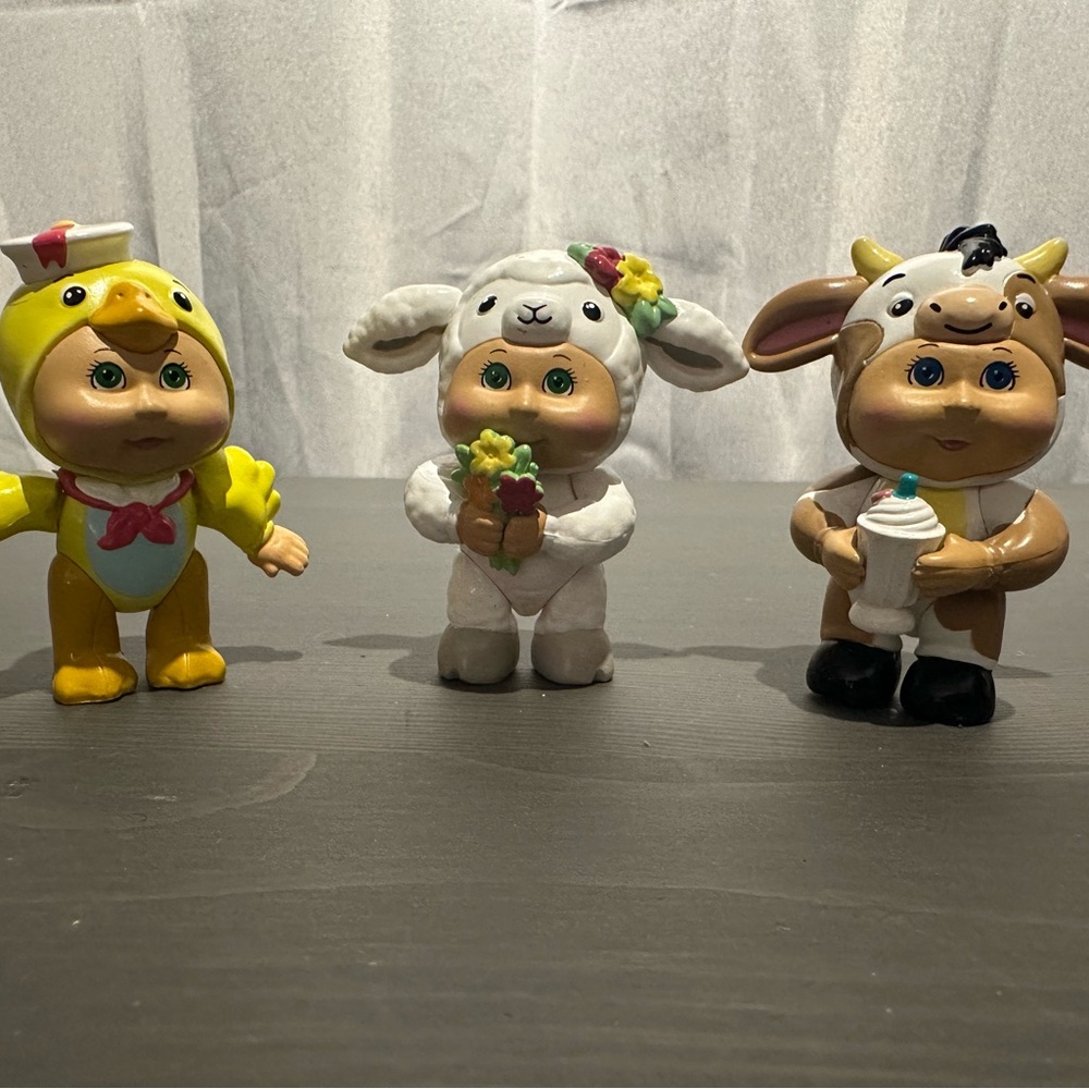 Cute cabbage patch Animal Costume Figurines